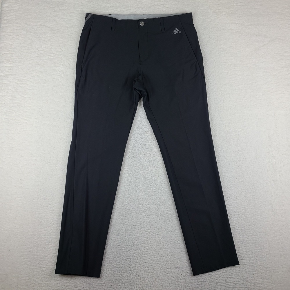 Adidas Pants Mens 33x32 Black Skinny Ultimate 365 Performance Tech Golf *